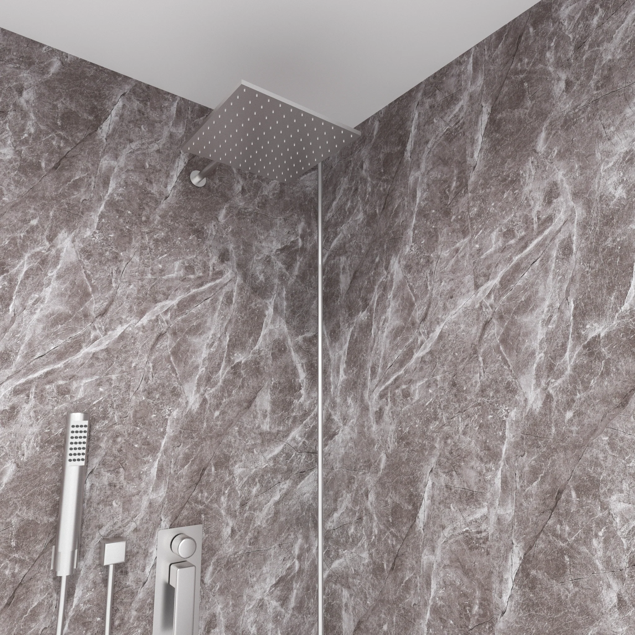 Premium Pietra Marble Gloss Shower Wall Panel – 1M x 2.4M - Image 4