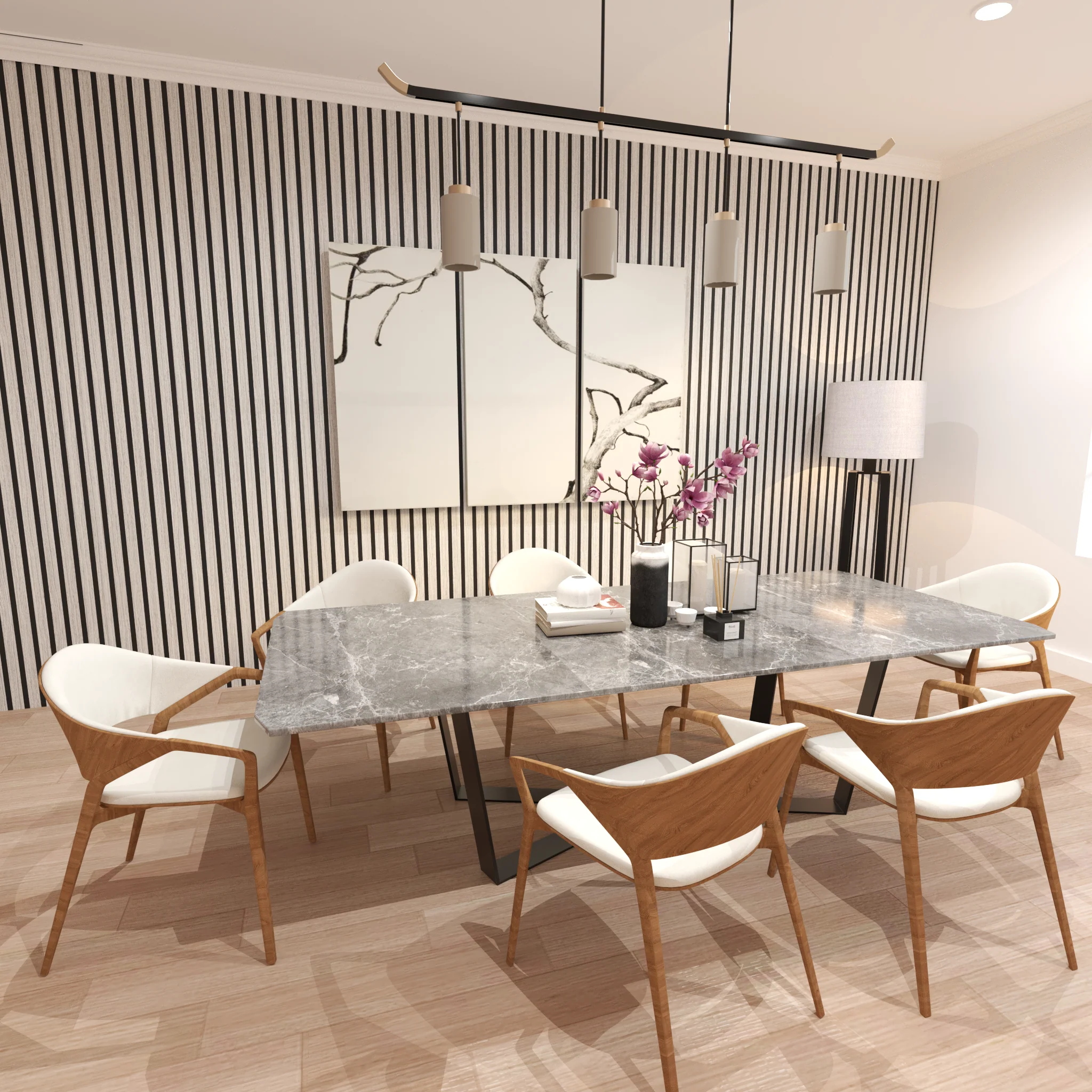 Acoustic Slat Wall Panel - Grey Oak - Image 9